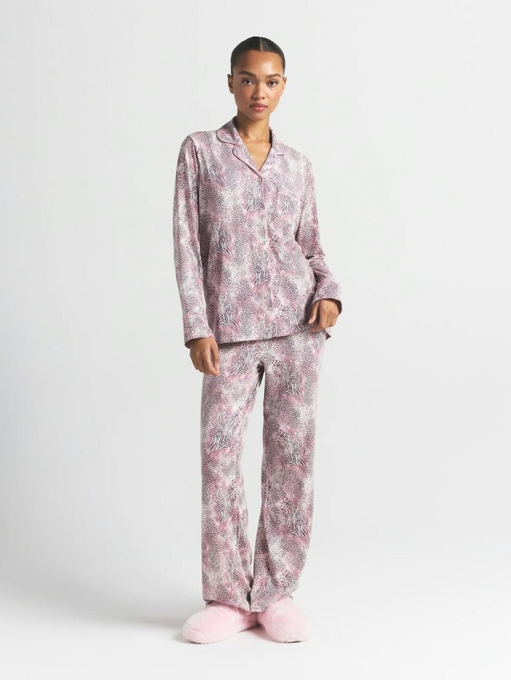 Skims Sleep Long Sleeve Button Up Set